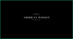 Desktop Screenshot of americanwoolen.com